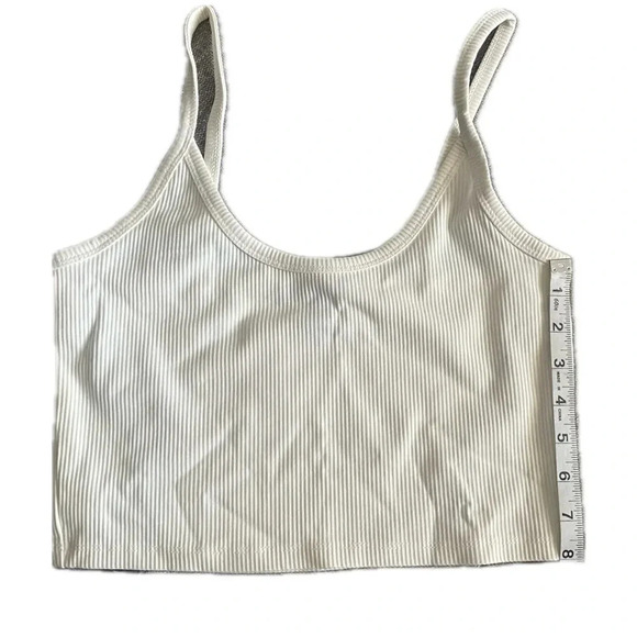 Forever 21 White Ribbed Knit Cami Tank Top - Picture 4 of 4